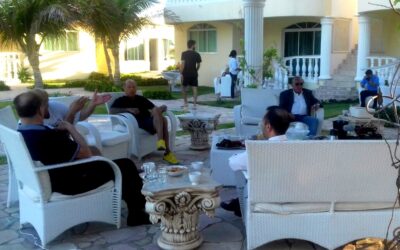 Sir Nadhmi Auchi visita as áreas que deverão ser destinadas ao complexo hoteleiro/turístico, no Ceará
